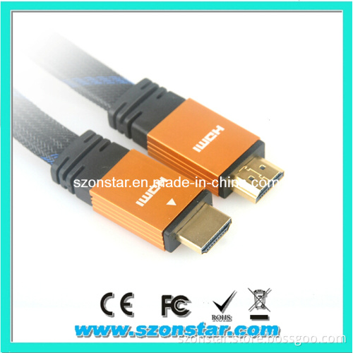 1.4V Flat HDMI Cable for HDTV